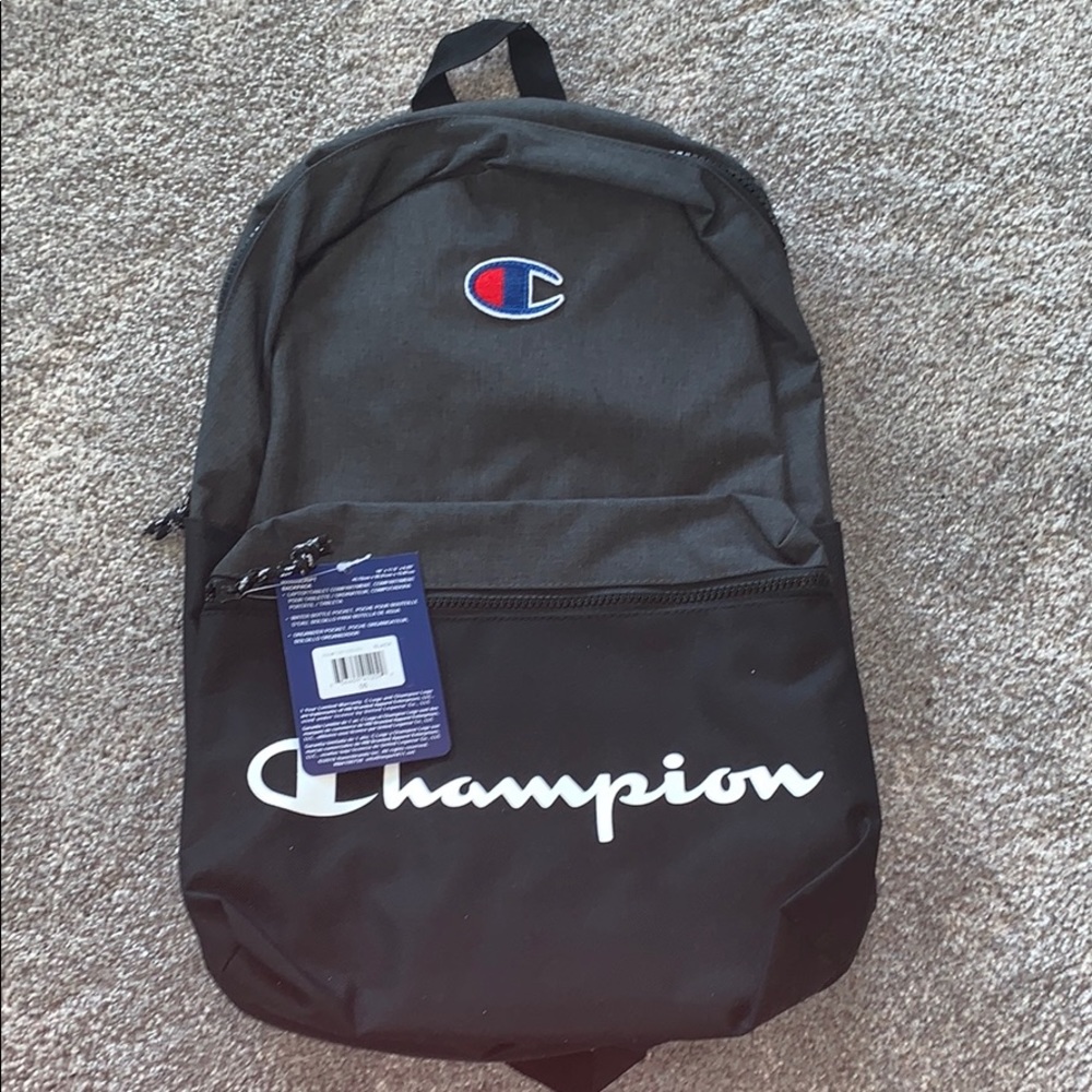 Champion Backpack New with Tags Gray and black